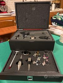 Set di cavatappi a leva in cofanetto originale