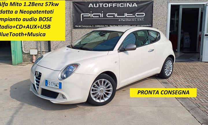 Alfa Romeo MiTo 1.4 78cv Bose euro6 OK Neopatentat