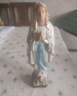 madonna di Lourdes in resina 