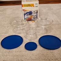 Set 3 contenitori in vetro