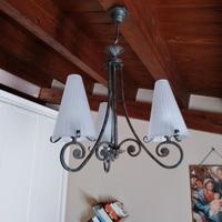 Lampadario seminuovo stile Liberty