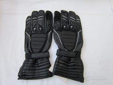 Guanti in Pelle "Lineamoto" con dorso rinforzato