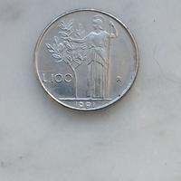 100 lire piccola 1991