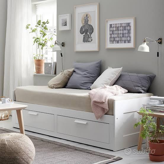 Brimnes Contenitori Ikea Letto Malm Bed White Letto Ikea Malm