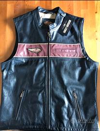 Harley Davidson gilet in pelle 120 anniversario