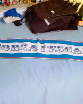Sciarpa tifo calcio Pescara vintage anni 90
