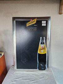 INSEGNA PUBBLICITARIA SCHWEPPES SMALT BRNO MODERNA