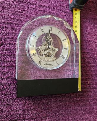 Orologio in Cristallo Ottaviani trasparente h. 16