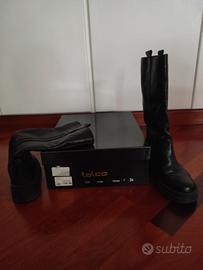stivali alti donna n.36 "talco"