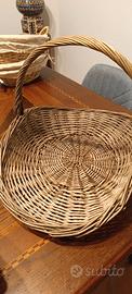 coppia di ceste in vimini