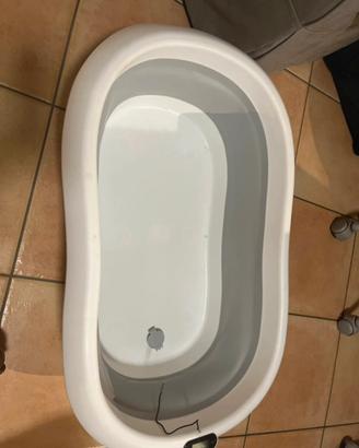 Vaschetta pieghevole per bagnetto neonato