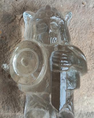 Rara e maestosa scultura Vintage in cristallo