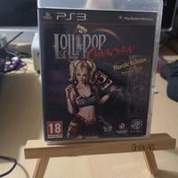 ps3 lollipop chainsaw cib raro edizione nordica