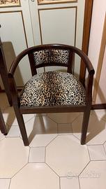 poltroncina a pozzetto anni 30 