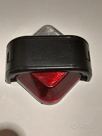 Luce ingombro vintage bianco, rosso.