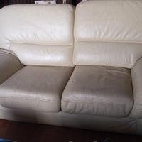 Divano in pelle due posti 