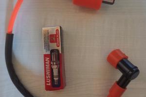 kit bobina accensione racing + candela D8TJC