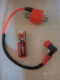 kit bobina accensione racing + candela D8TJC