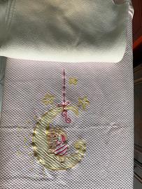 Set copertine neonato cotone e microfibra