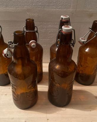 Bottiglie vintage con tappo meccanico