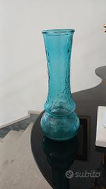 vaso di vetro maltellato