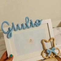 Cornice portafoto in tricotin