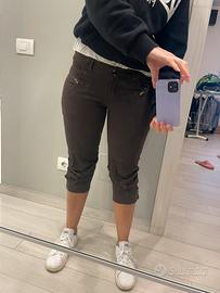 Pinocchietti pantaloni donna nuovi marroni