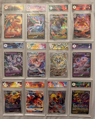 Lotto Carte Pokémon GRAAD 10 Charizard Mew