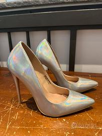 Scarpa Décolleté Argento LOST INC