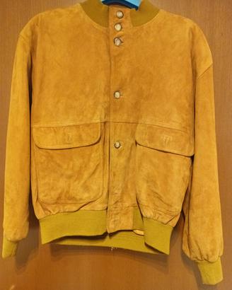 giubbetto renna VERA PELLE made Italy YORK vintage