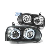 FARI VOLKSWAGEN VW GOLF 3 ANGEL EYES NERI