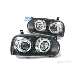 FARI VOLKSWAGEN VW GOLF 3 ANGEL EYES NERI