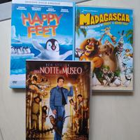 Tre film madagascar una notte al museo happy feet