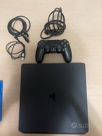 Playstation 4 SLIM- 1TB completa di tutto + giochi