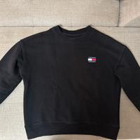 felpa tommy jeans nera