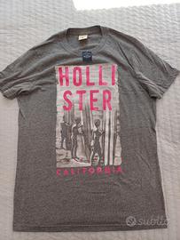 T-shirt maglietta cotone Hollister USA nuova