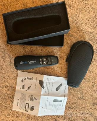 Wireless laser presenter