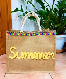 Borsa mare spiaggia nuova personalizzabile