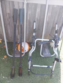 portabici posteriore, barre da tetto,  mtb, baule 