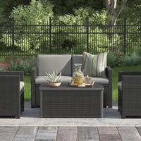 Divano, poltrone, tavolino contenitore