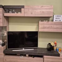 Parete attrezzata con tavolo conforama