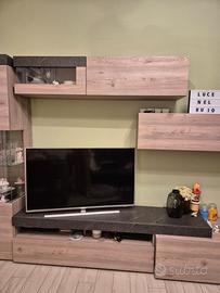 Parete attrezzata con tavolo conforama