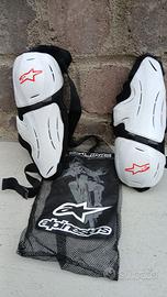 Ginocchiera Alpinestars A-Line - Nero Bianco