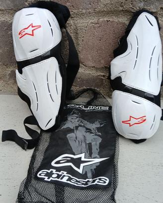 Ginocchiera Alpinestars A-Line - Nero Bianco