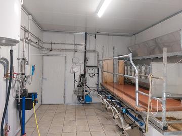 Impianto di mungitura capre