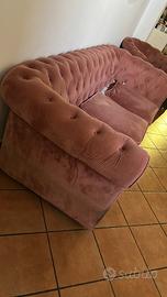 Divano e poltrona stile chester