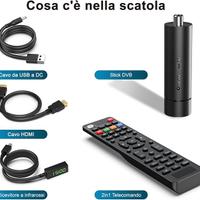 Dcolor Decoder Digitale Terrestre DVB-T2/C Mini St