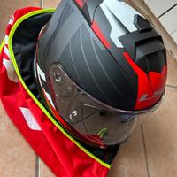 Casco integrale moto doppia visiera Ls2