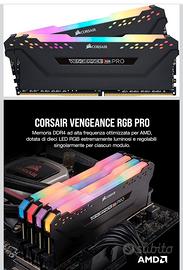 Corsair kit 32 gb 3600hz alta prestazioni ddr4