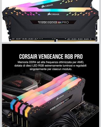 Corsair kit 32 gb 3600hz alta prestazioni ddr4